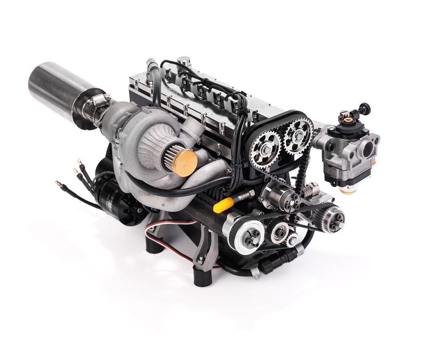  GS-L6 1/5 Scale 28CC Inline 6-Cylinder DOHC 4-Stroke Water-Cooled Gasoline IC Engine Model