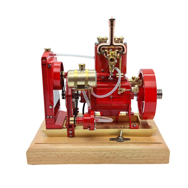 H74 5cc 4-Stroke 2-Cylinder Water Cooled Gasoline Internal Combustion Engine Model