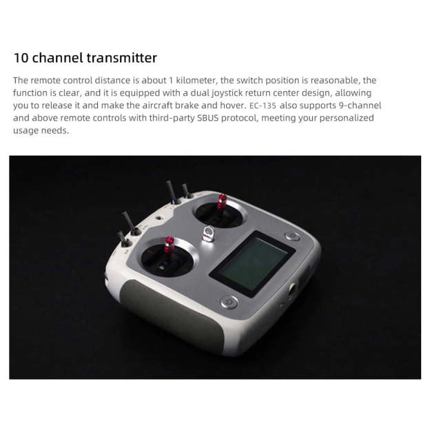 FLYWING EC135 470 Class RC Helicopter ADAC 6CH 2.4G with ACE Flight Controller & GPS