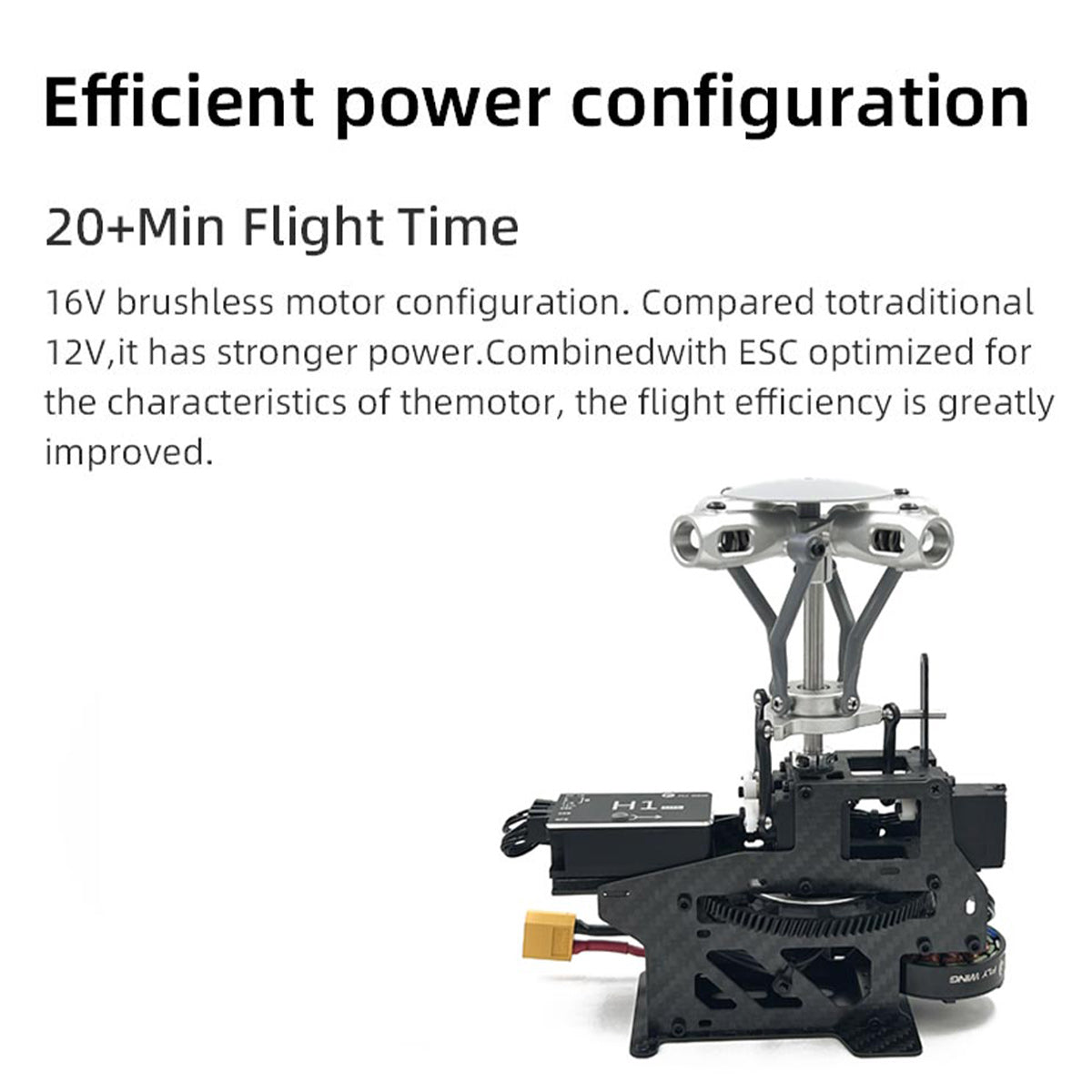 FLYWING EC135 470 Class RC Helicopter ADAC 6CH 2.4G with ACE Flight Controller & GPS