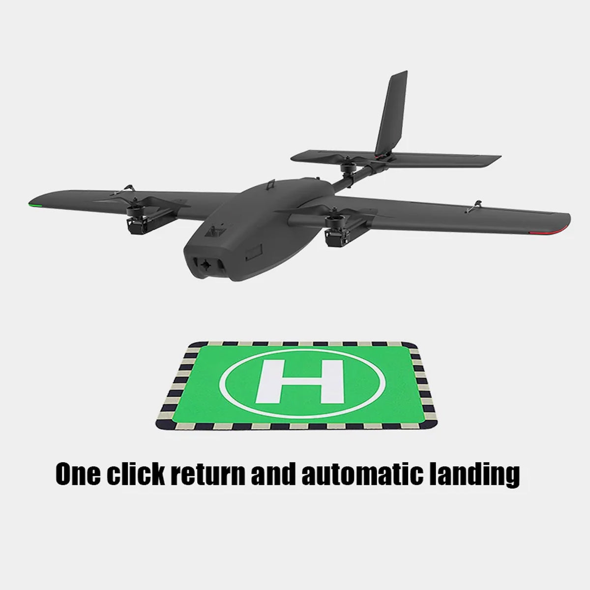 HEEWING Cruza T2 VTOL 2.4G EPP Fixed-Wing RC Aircraft with FPV Camera Mount and Flight Controller