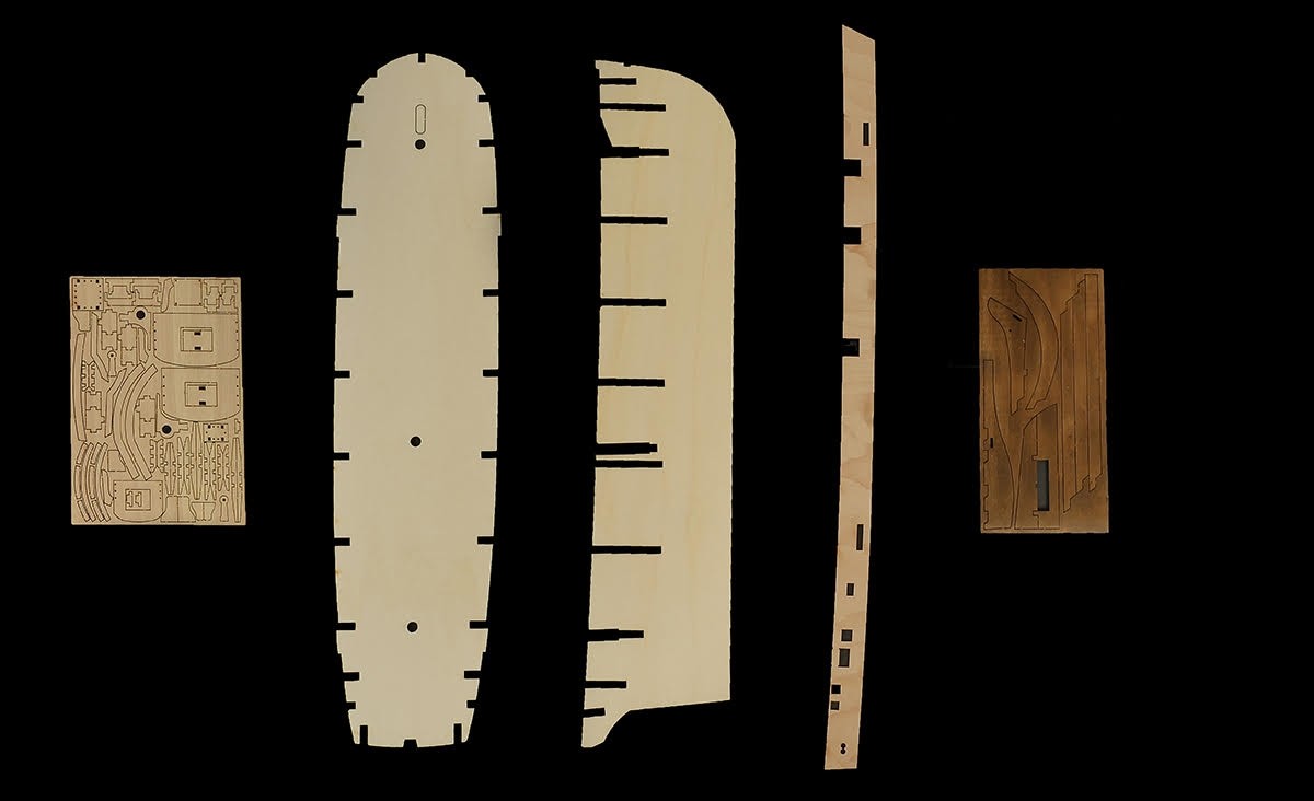 HMS Terror Ship Model Kit 