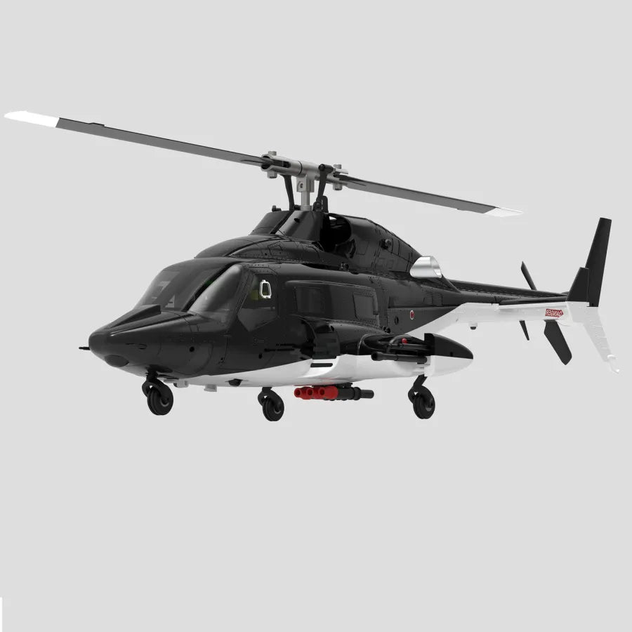 WOLFBUSH AW-911 Airwolf 1/34 Scale RC Helicopter Smart GPS 2.4G 9CH 6G/3D Stunt RC Airplane