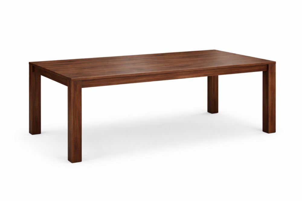 Table Rectangulaire en Bois de Noyer 200x100x75 cm