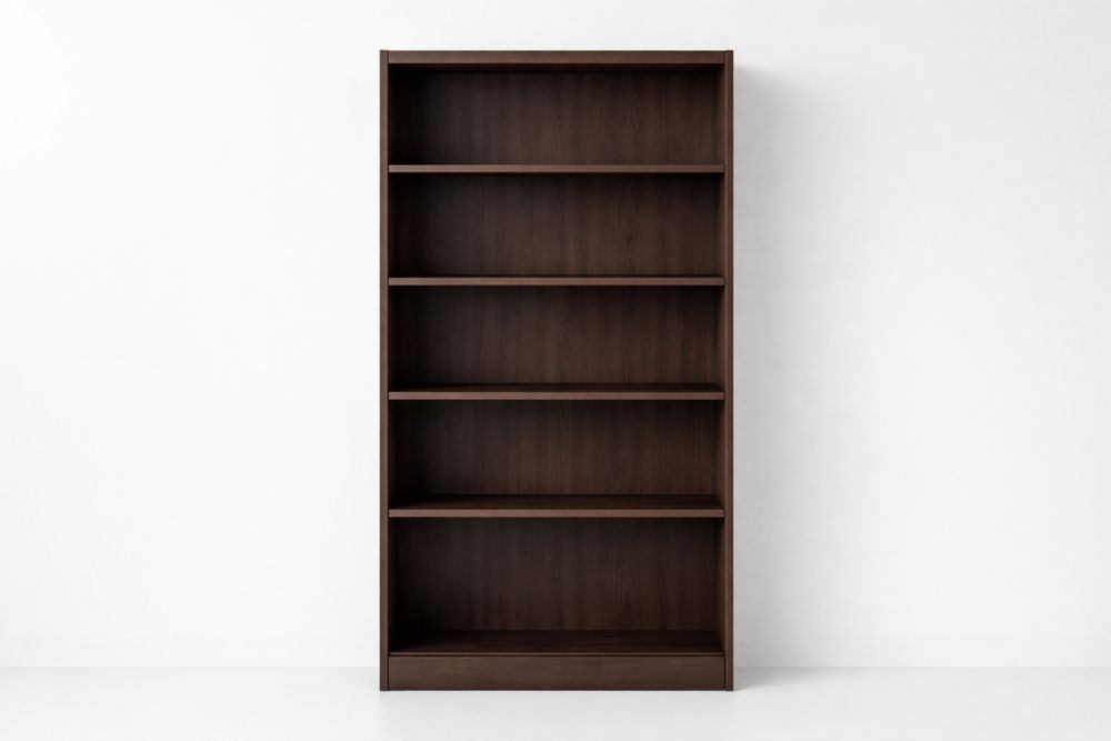 Libreria in MDF con 5 Ripiani Marrone-Nestelivo