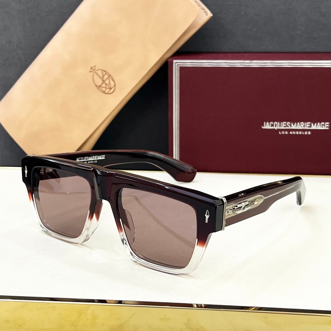 JACQUES MARIE MAGE ACOMA Men's Square Tortoise UV400 Sunglasses Prescription