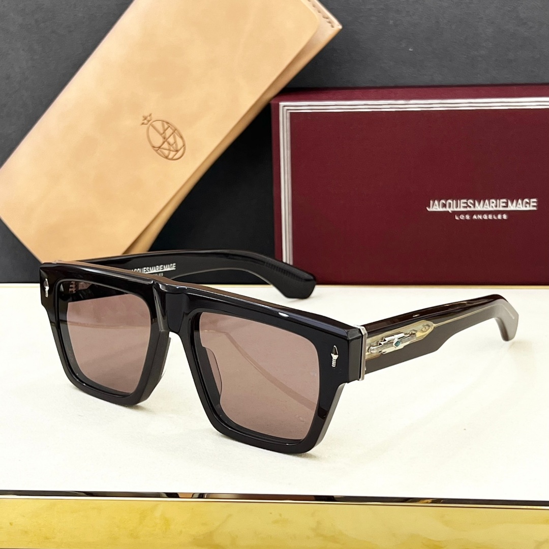 JACQUES MARIE MAGE ACOMA Men's Square Tortoise UV400 Sunglasses Prescription