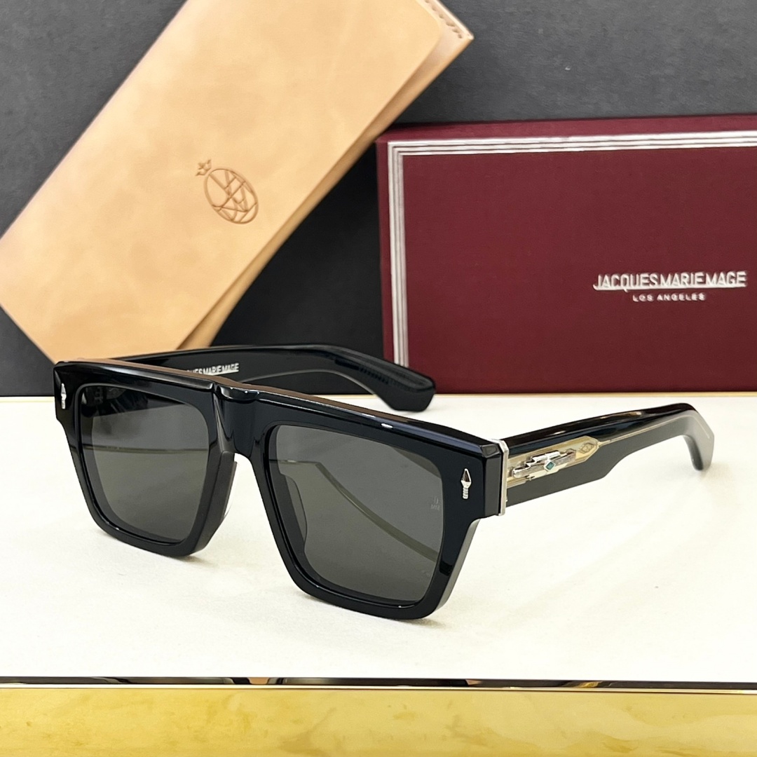 JACQUES MARIE MAGE ACOMA Men's Square Tortoise UV400 Sunglasses Prescription