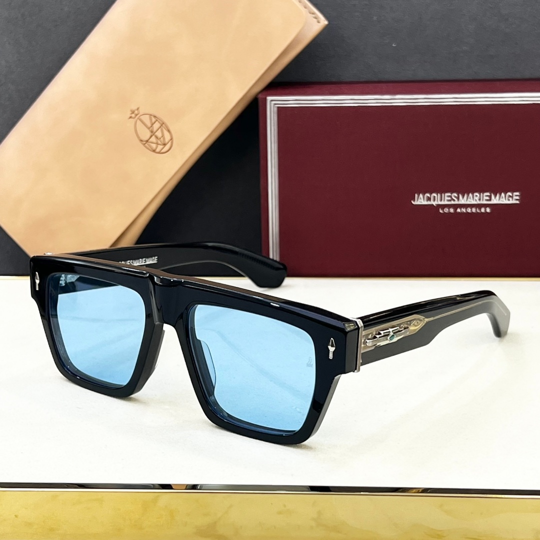 JACQUES MARIE MAGE ACOMA Men's Square Tortoise UV400 Sunglasses Prescription
