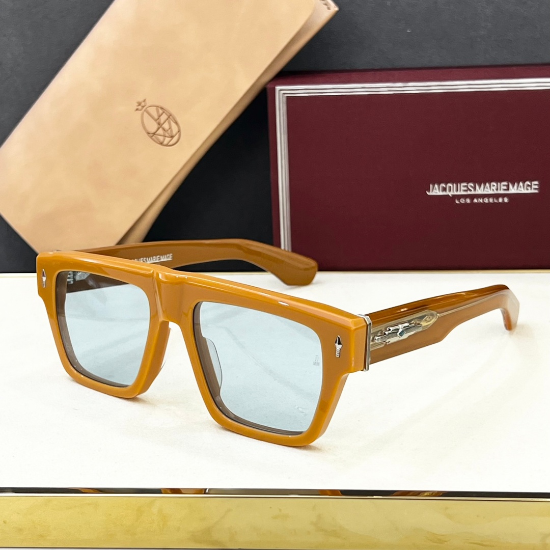 JACQUES MARIE MAGE ACOMA Men's Square Tortoise UV400 Sunglasses Prescription