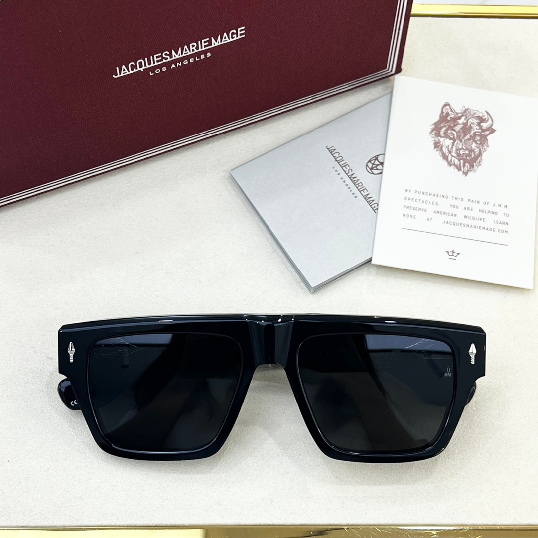 JACQUES MARIE MAGE ACOMA Men's Square Tortoise UV400 Sunglasses Prescription