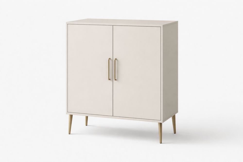 Armadio in MDF e Alluminio Bianco 90x45x120 cm-Decorivelo