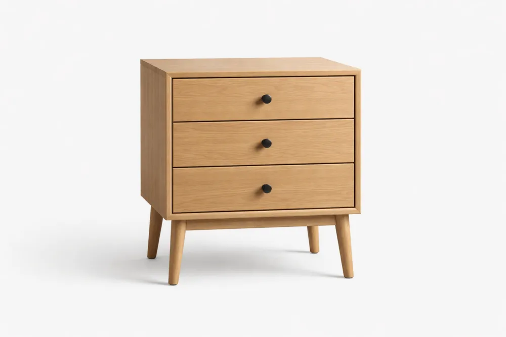 Commode en chêne 3 tiroirs