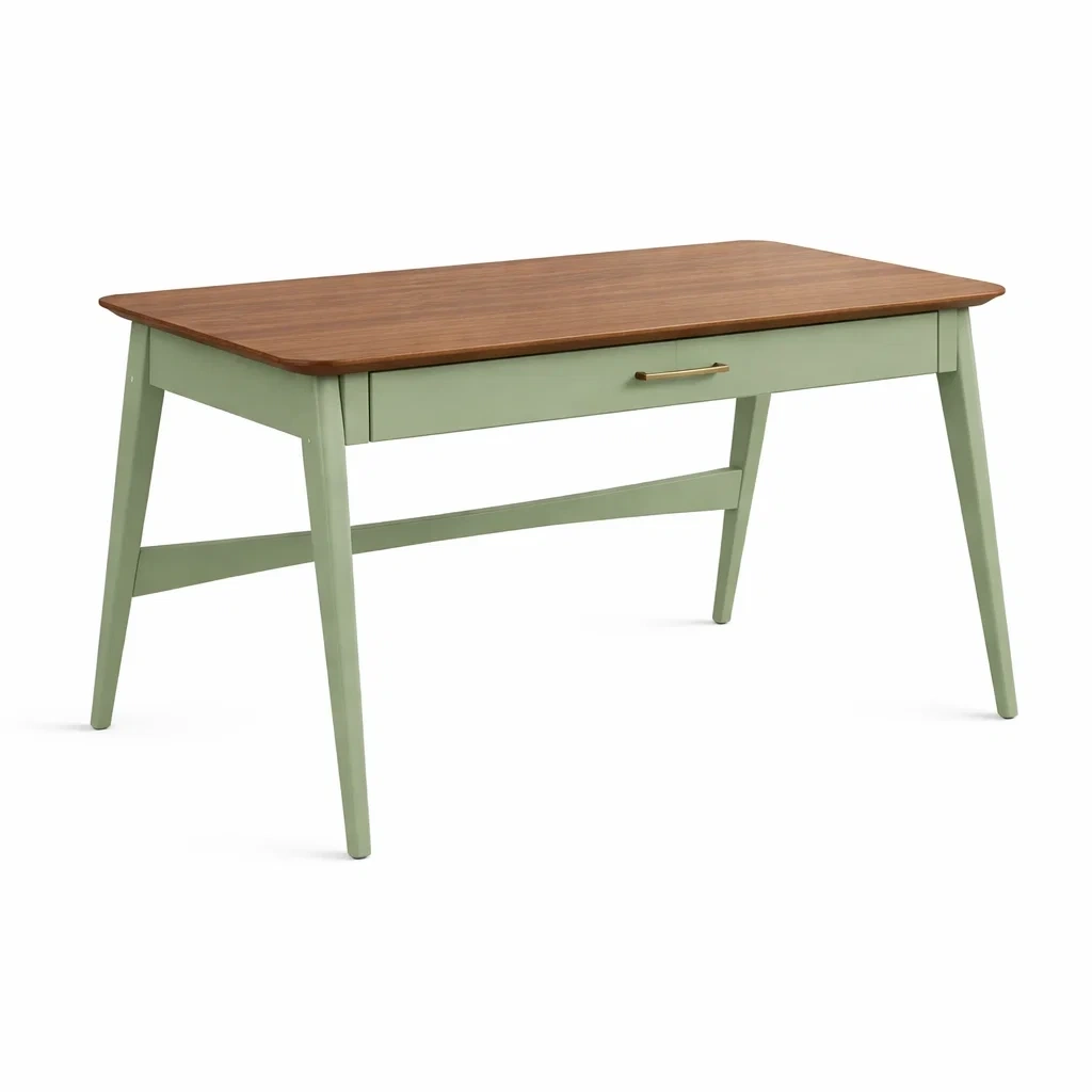 Scrivania con cassetto frontale-habistay