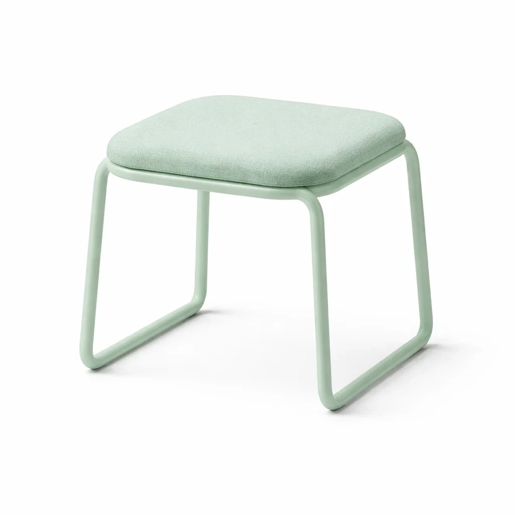 Sedia imbottita con struttura metallica-habistay