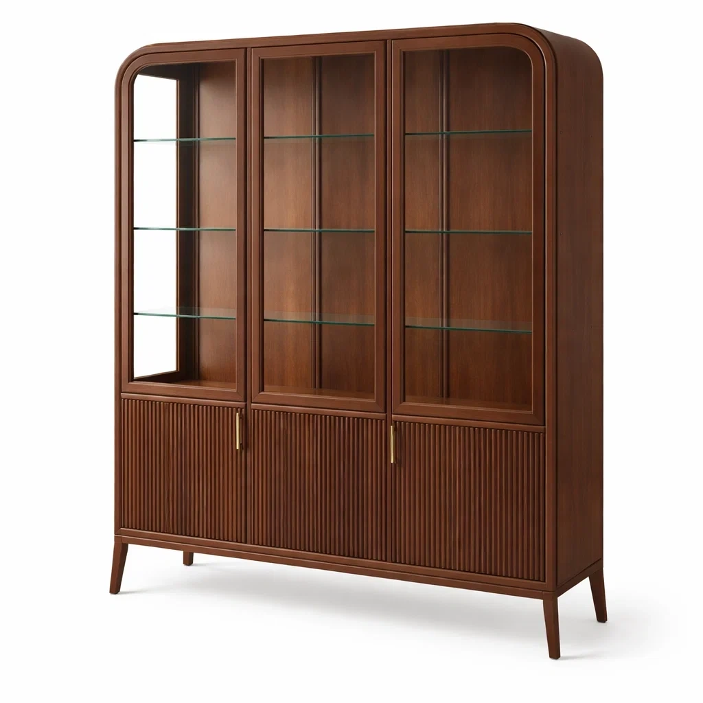 Vetrina in Noce Moderno-demviro