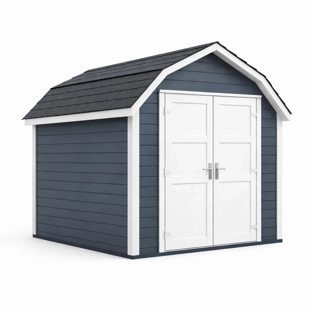 Casetta da esterno con porte doppie stile classico-demviro