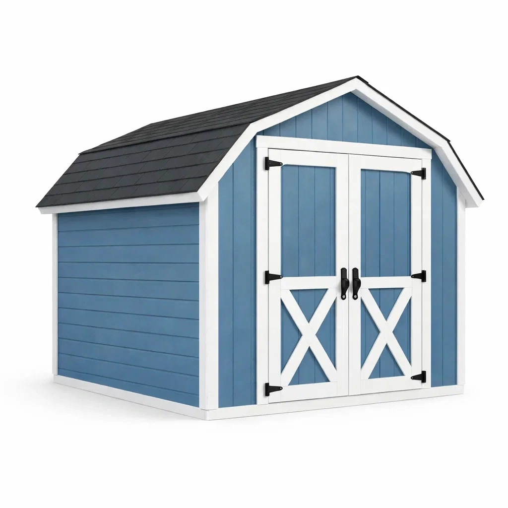 Casetta da esterno con porte a/stile rustico-demviro