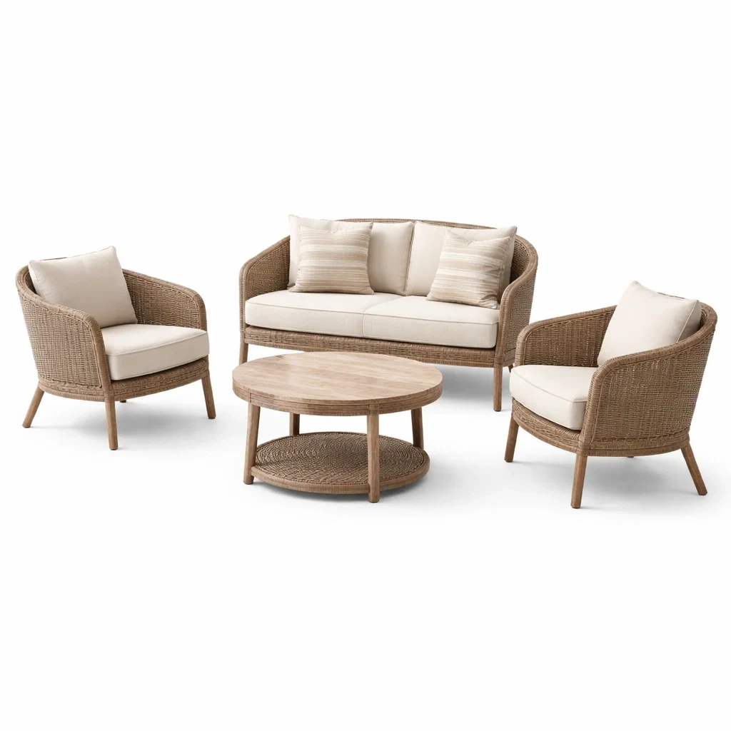 Set di Divani Compatto con Tavolino Centrale-demviro