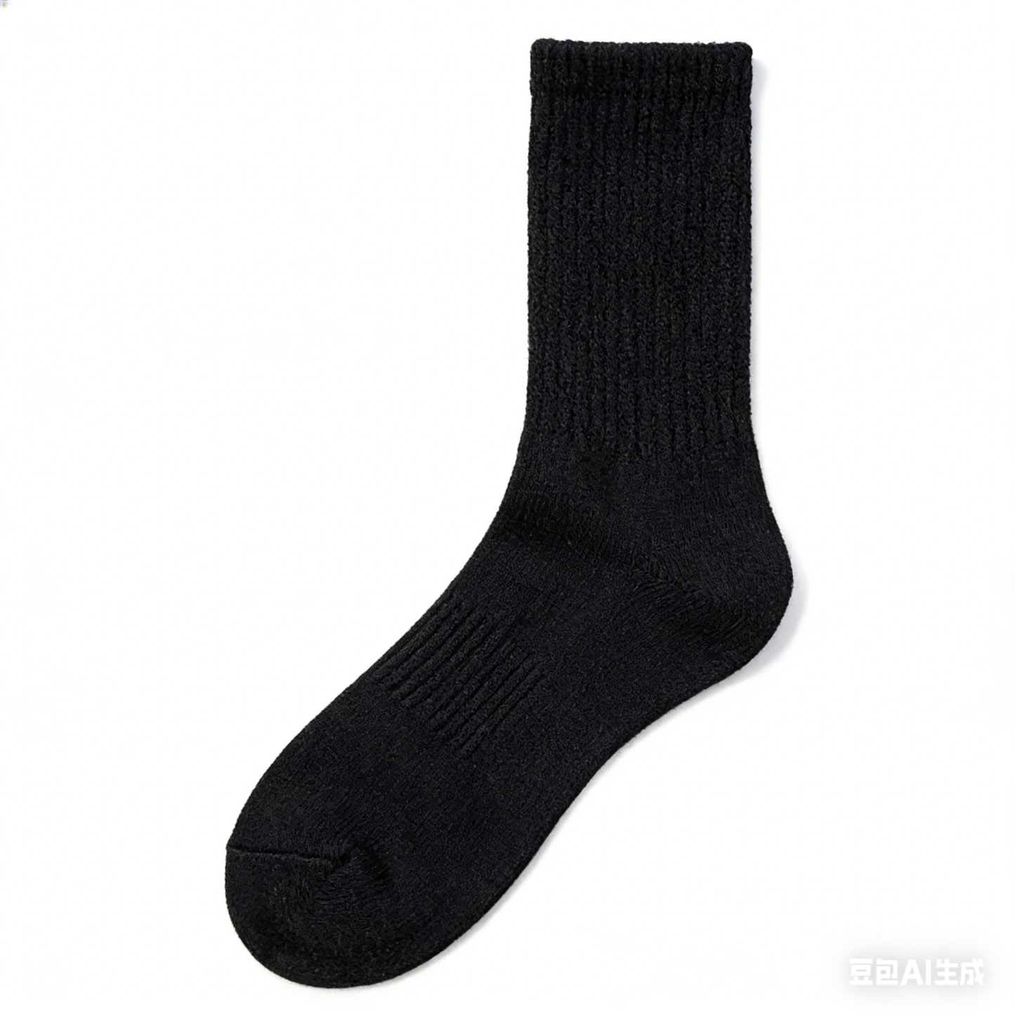 Men's Black & White Over-the-Calf Socks, Deodorant, Sweat-Absorbent & Breathable