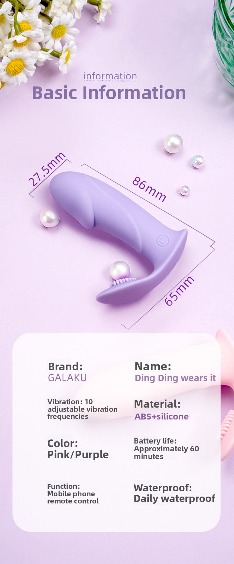 GALAKU wearable personal massager