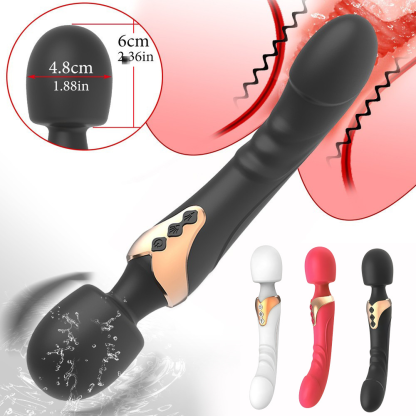 Women's dual-head strong vibration AV vibrator, female G-spot masturbation massage toy, wholesale products, foreign trade cross-border hot item
