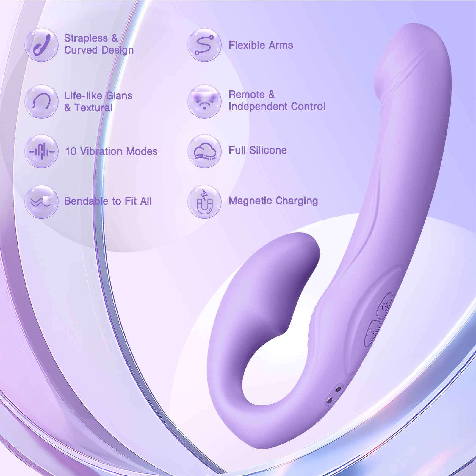 Cushify G-Spot & Clitoral Vibrator with Dual Stimulation