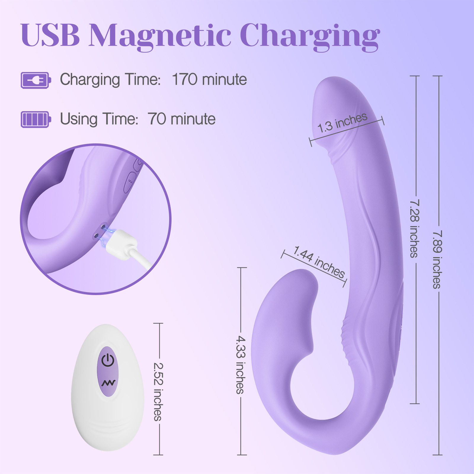 Cushify G-Spot & Clitoral Vibrator with Dual Stimulation