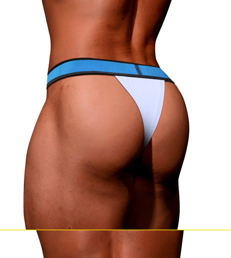 New Modal Laser Cut Sexy Low Waist Hollow Out Design Men's Thong MP259