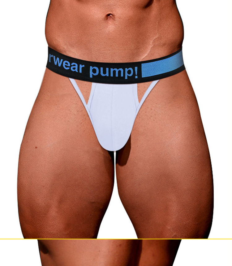 New Modal Laser Cut Sexy Low Waist Hollow Out Design Men's Thong MP259