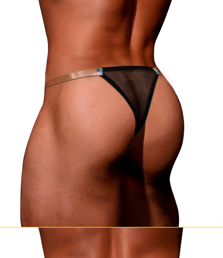 Men's Sexy Thong Underwear, Butt Lifting Design, Pure Desire Style Men's Erotic Briefs