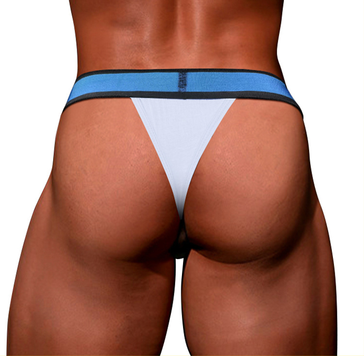 New Modal Laser Cut Sexy Low Waist Hollow Out Design Men's Thong MP259