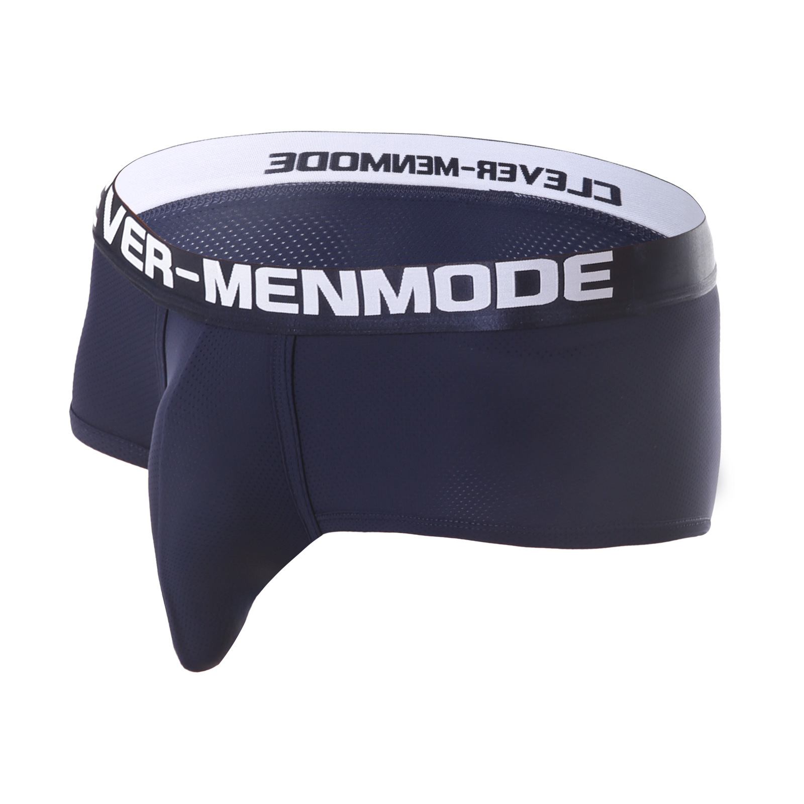 Men's Mesh Boxer Briefs, Sexy Enhancing Pouch, Breathable Separate Pouch Trunks