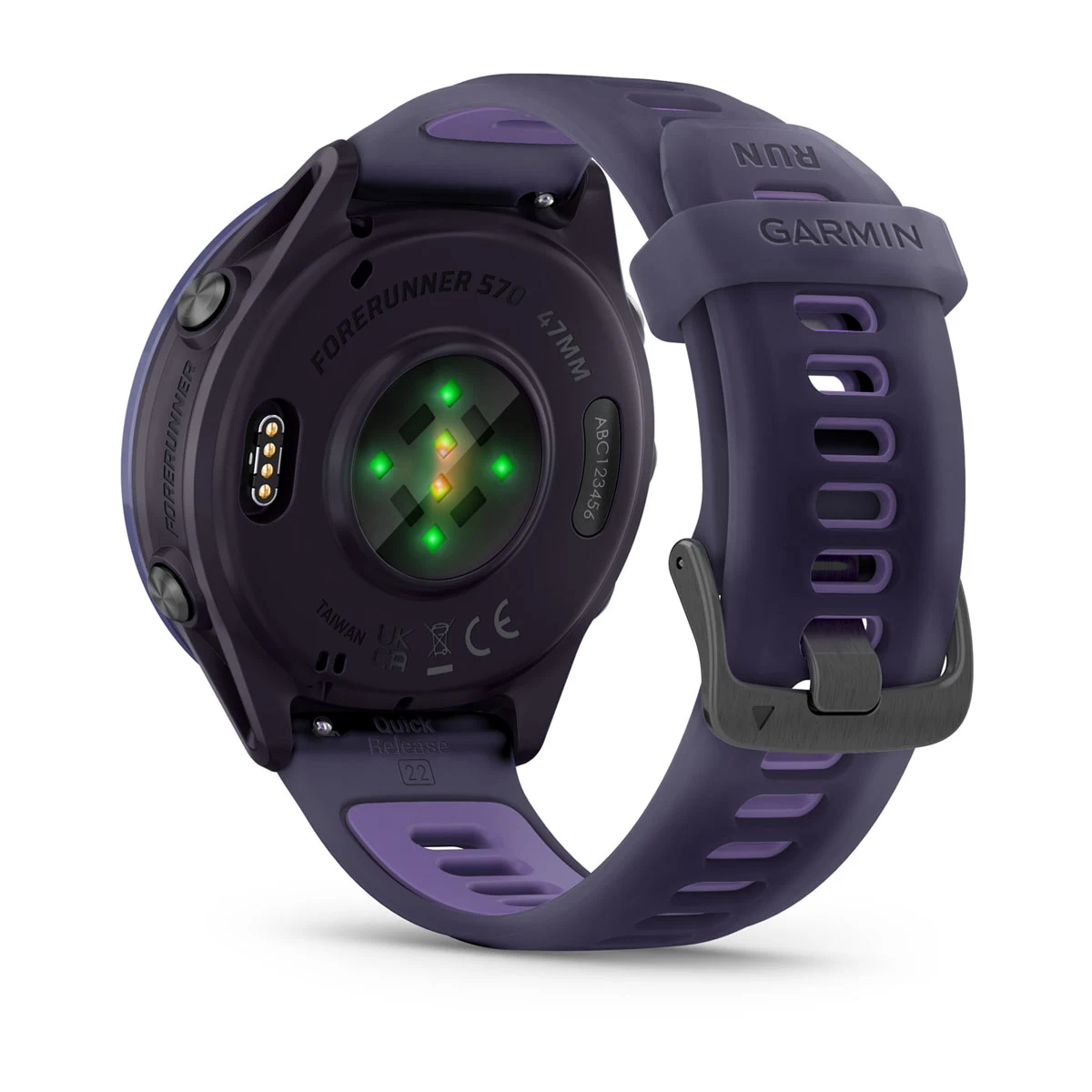 Forerunner® 570 - 47mm Indigo hliníková luneta, poloprůhledný řemínek Imperial Purple/Indigo  Kód Produktu010-02971-02