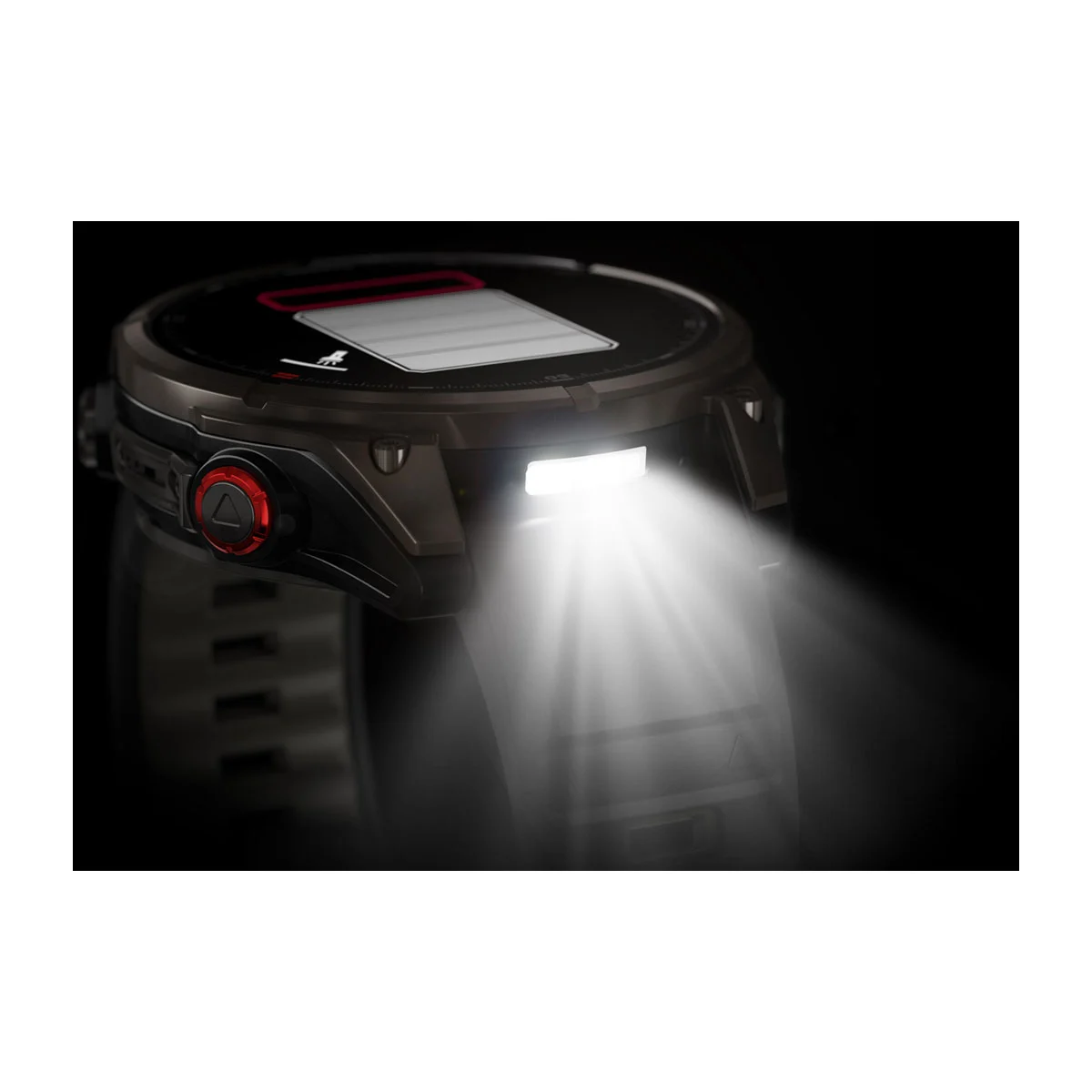 fēnix® 8 Pro – 47 mm, AMOLED Sapphire, Carbon grey DLC titanium s Chestnut koženým řemínkem  Kód Produktu010-03198-40