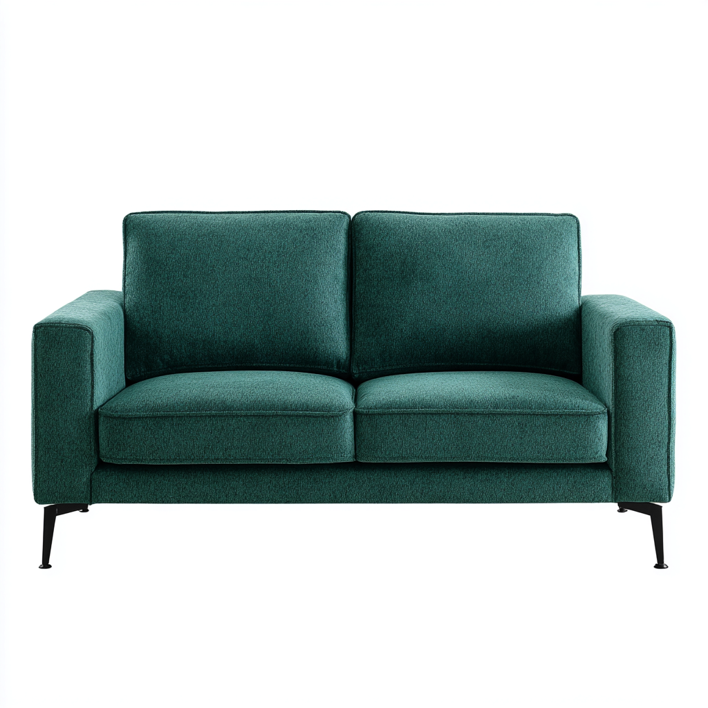 Zweisitzer Sofa Stoff 172x88x84 cm - grün - geeignet für Wohnzimmer - modernes Design-Roomuphub