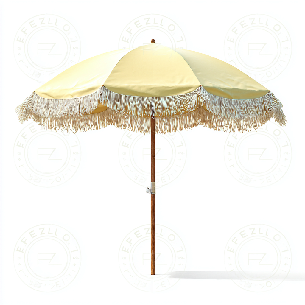 Sonnenschirm Polyester 210x180 cm - gelb - klassisches Design - für Garten-Roomuphub