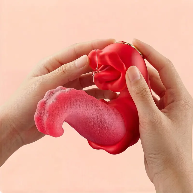 3-in-1 Rose Tongue Vibrator