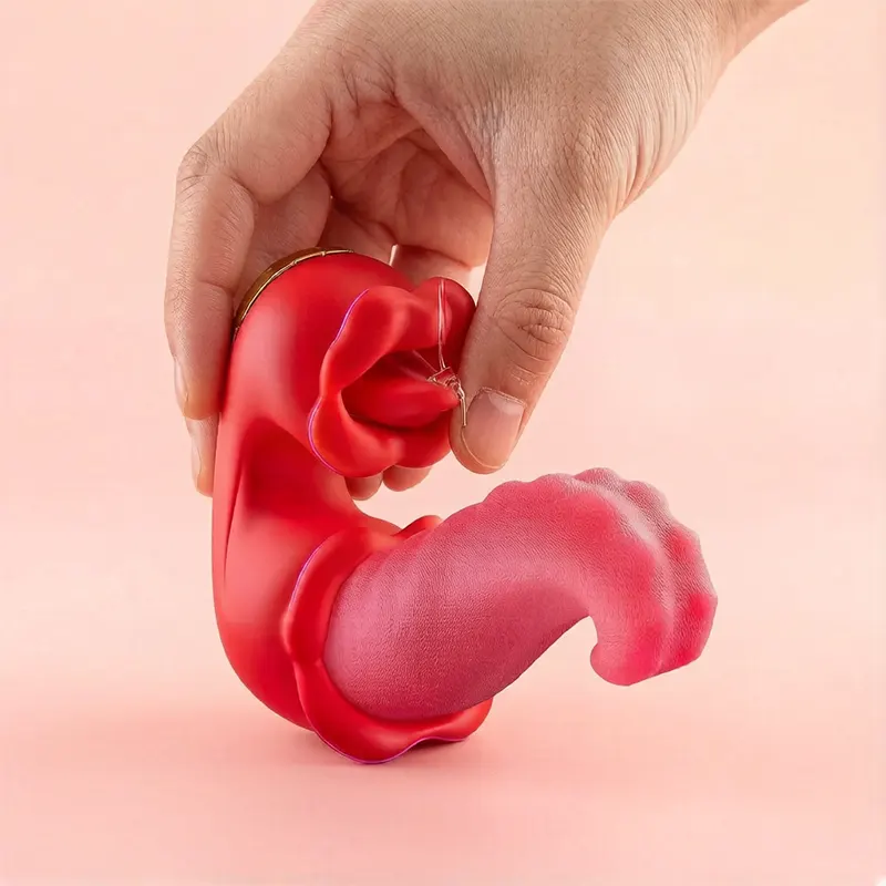 3-in-1 Rose Tongue Vibrator
