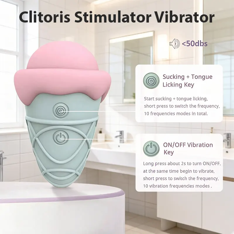 Ice Cream Triple-Stim Vibrator