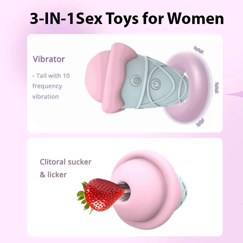 Ice Cream Triple-Stim Vibrator