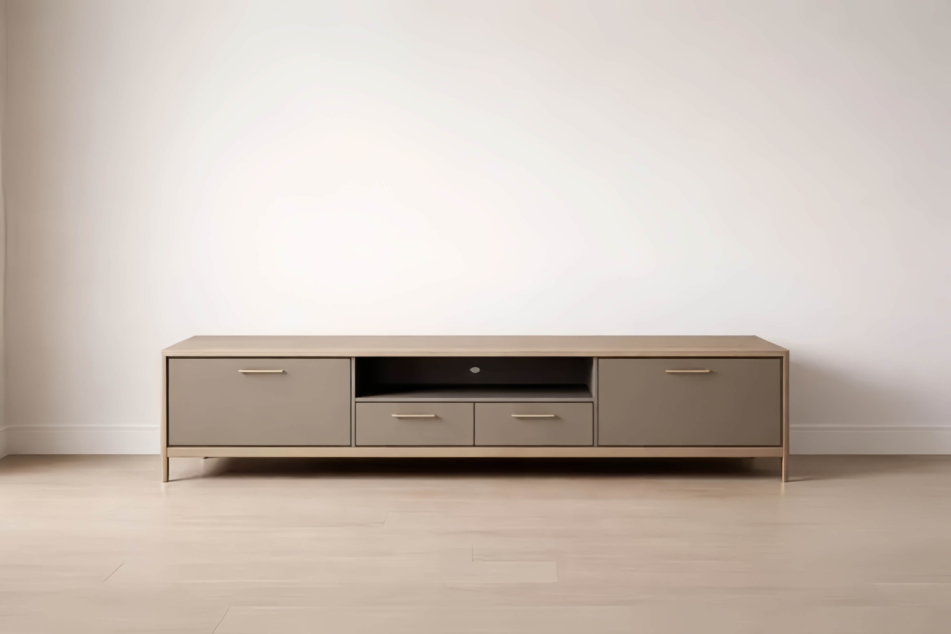 Mobile TV in Legno e MDF con Cassetti Marrone