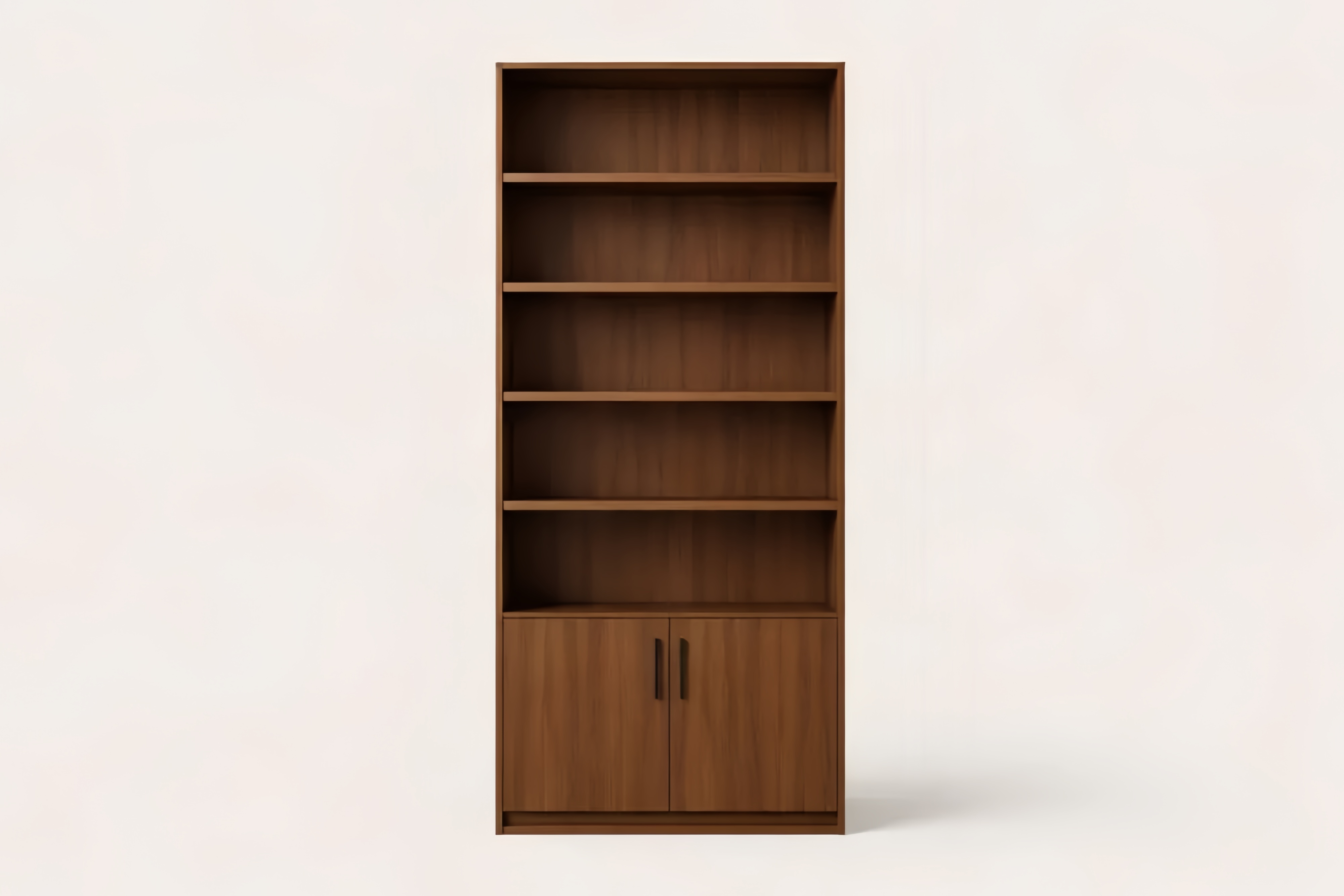 Libreria in Legno di Noce con Scaffali Altezza 180 cm x Larghezza 80 cm x Profondità 30 cm