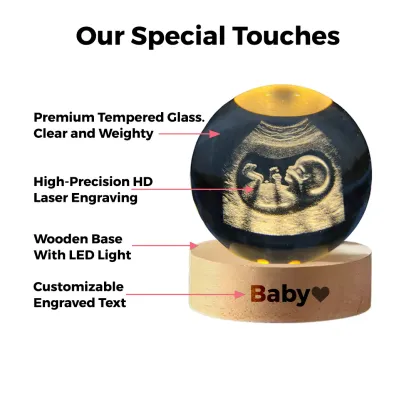 Crystal Sphere with Personalized Engraving