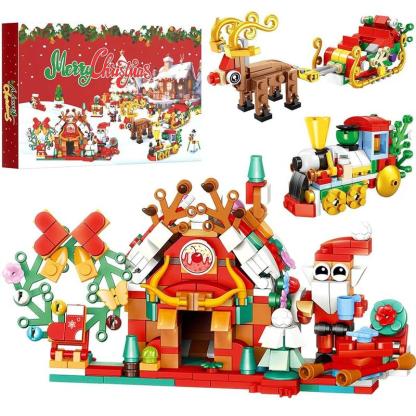 2026 Building Blocks Advent Calendar - 24Pack Mini Jigsaw Puzzle Toys