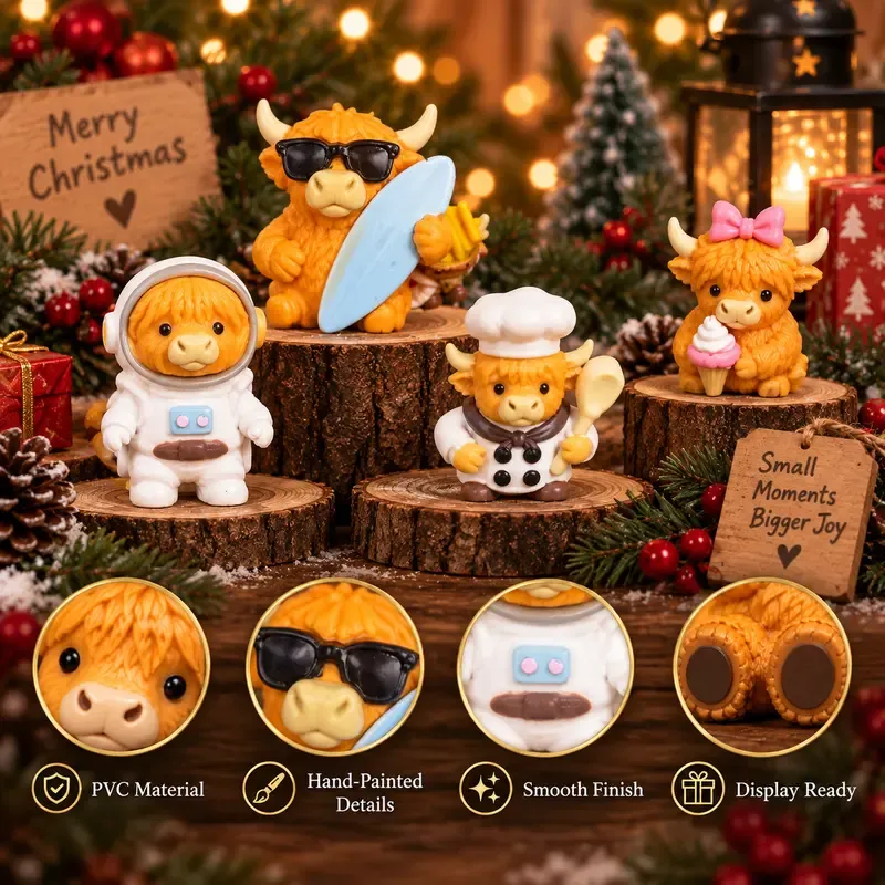 24-Day Highland Cow Advent Calendar