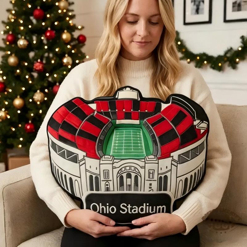 Ohio Stadium Plush Pillow – Ballsgamegift