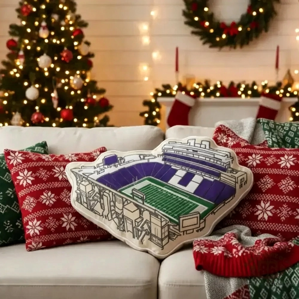 Bill Snyder Family Stadium Plush Pillow