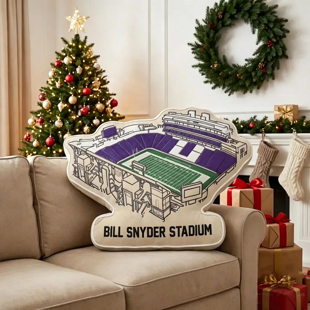 Bill Snyder Family Stadium Plush Pillow