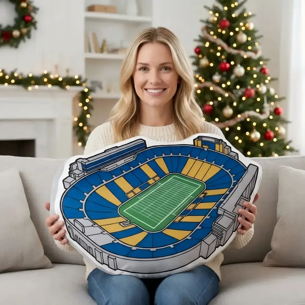 Notre Dame Stadium Plush Pillow